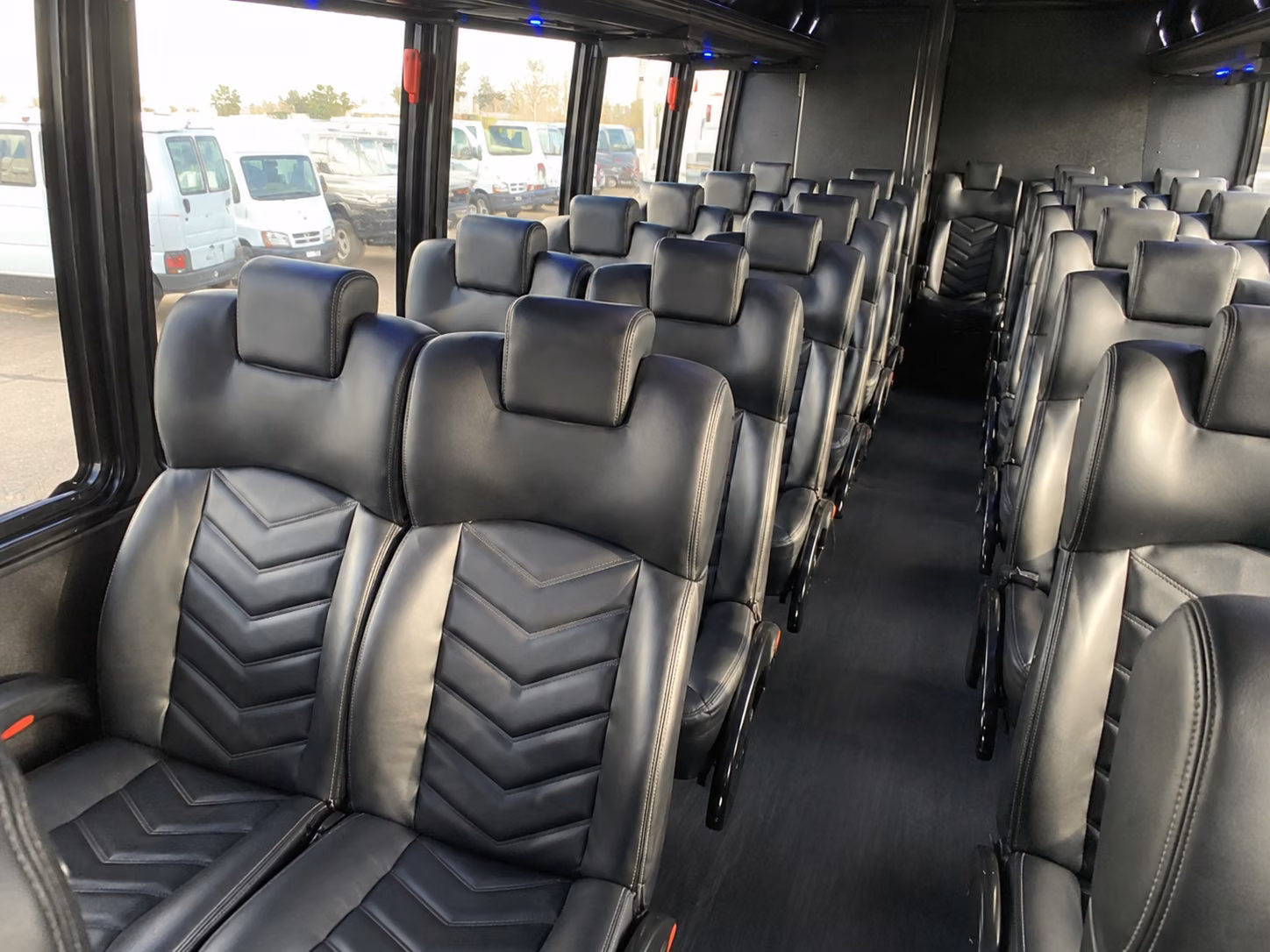 brockton 20 passenger minibus interior