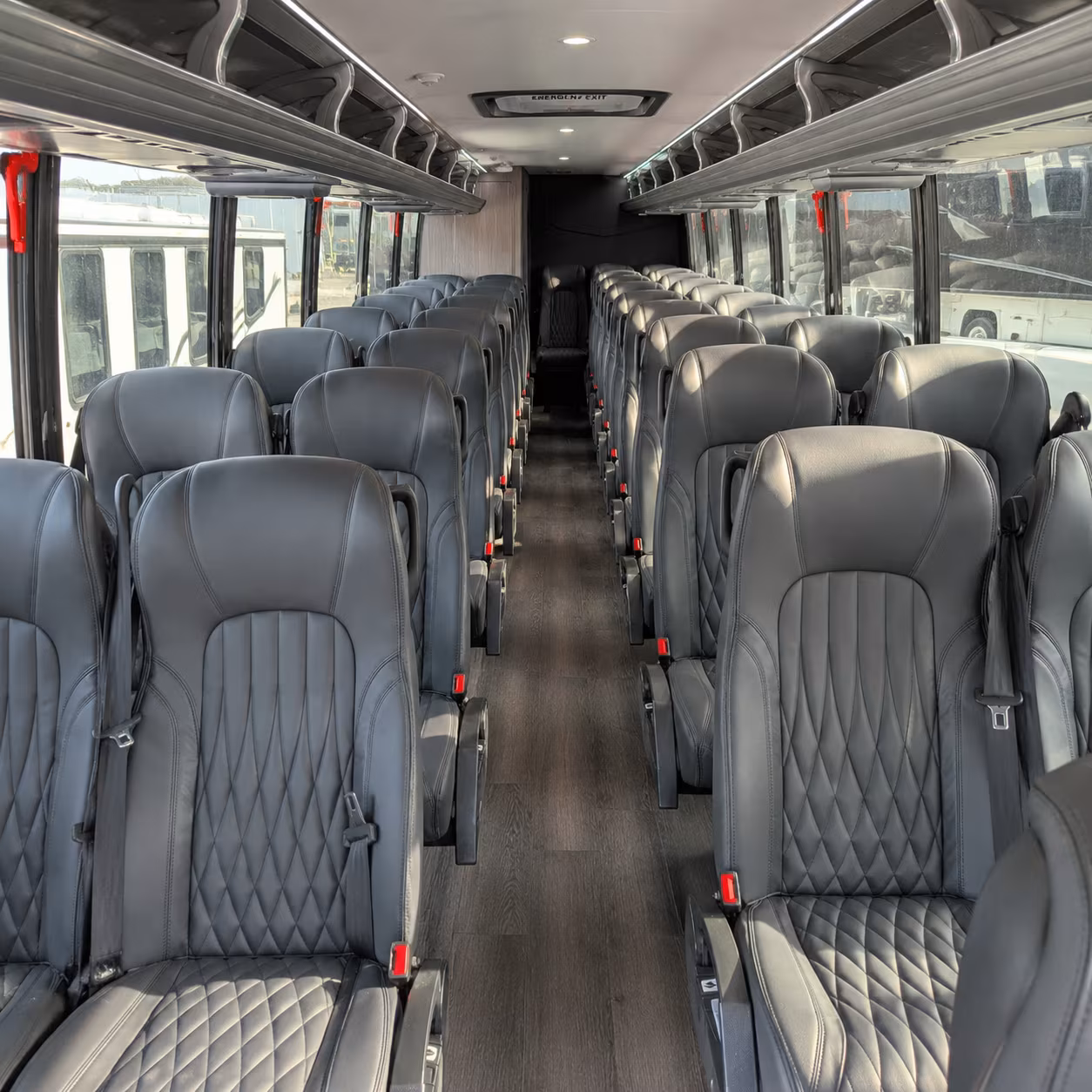 brockton 30 passenger minibus interior