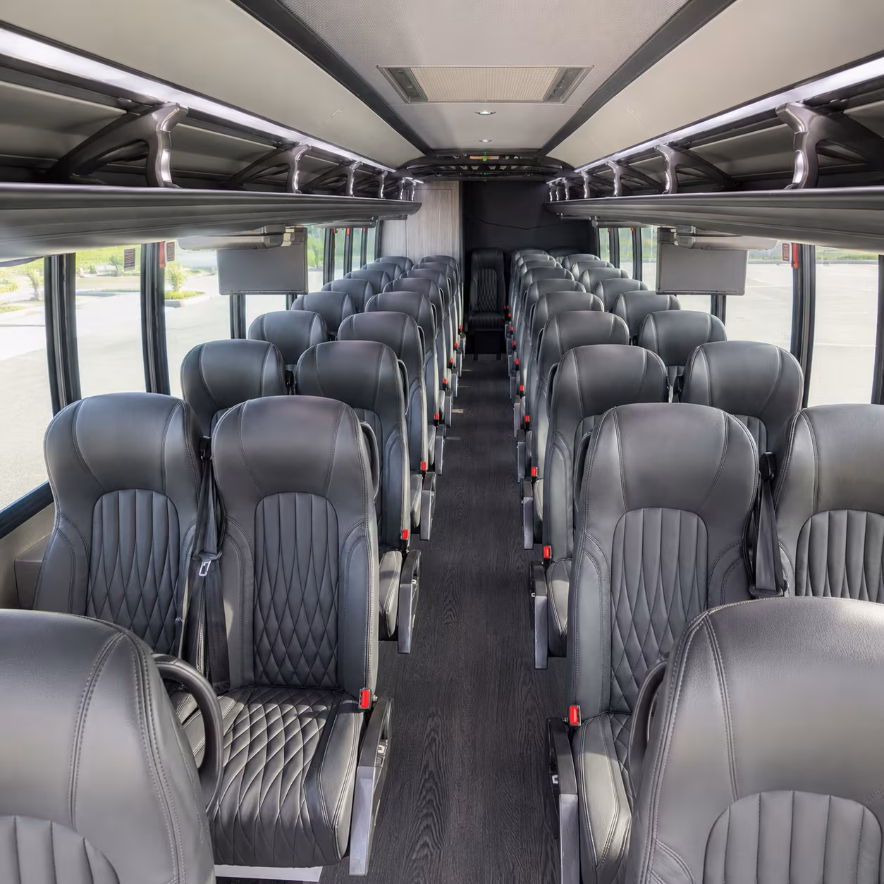 brockton 35 passenger minibus interior