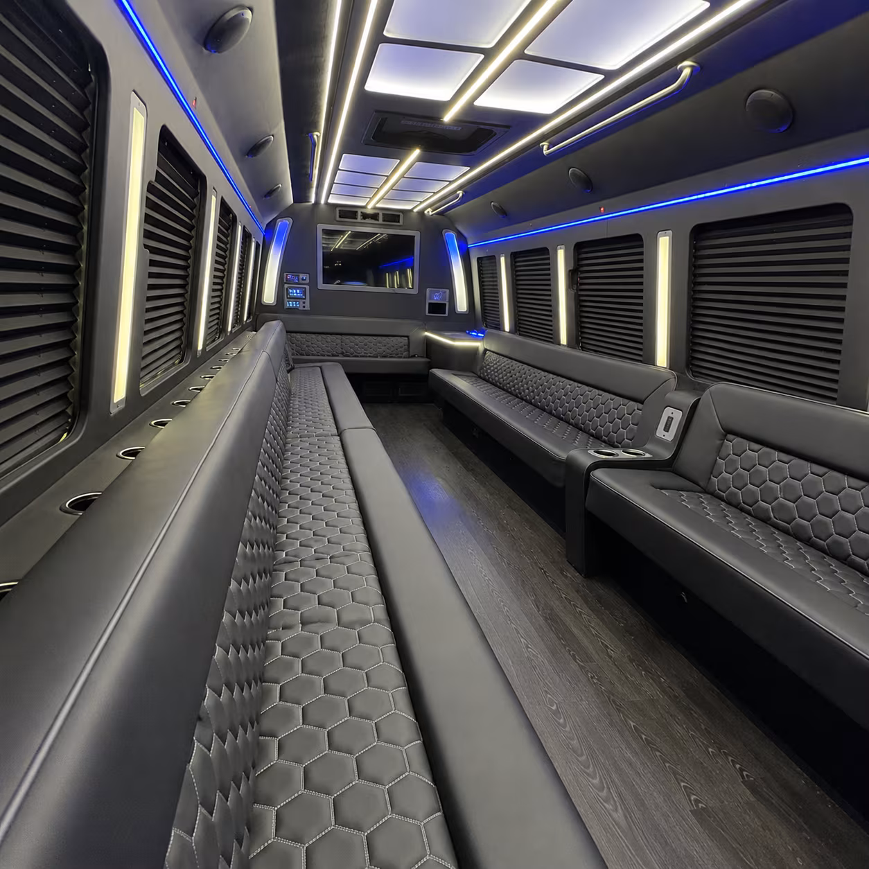 brockton party bus interior
