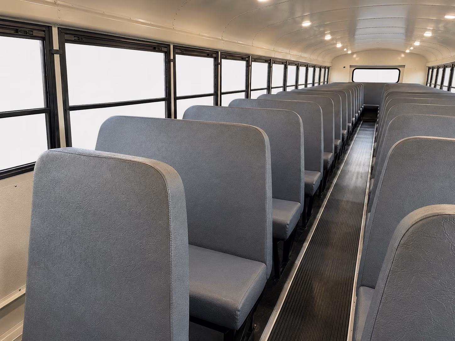 brockton school bus interior
