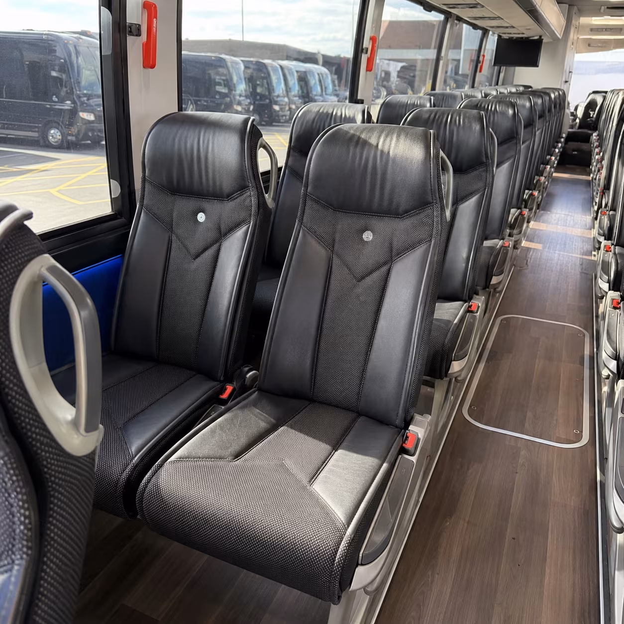 long distance charter buses for away games and multi city fan trips